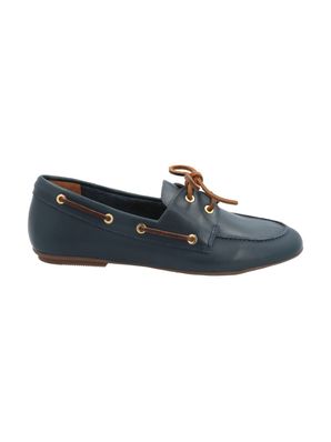 Mocasín Cuero Mujer Roberta Azul Rockford