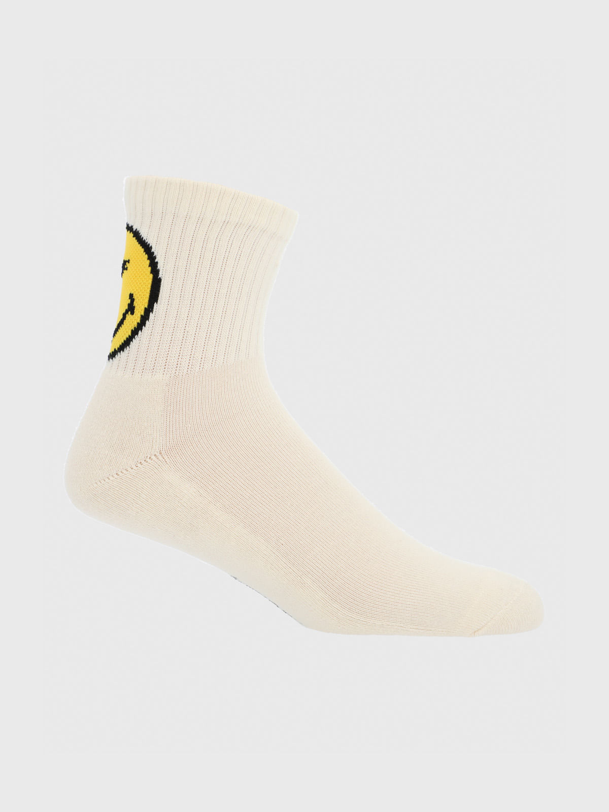 Calcetin Algodon Hombre Hph Smile Sock Blanco Hush Puppies