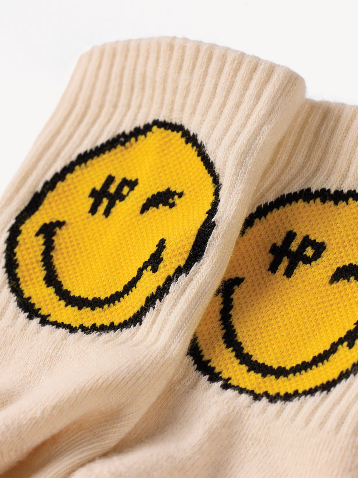 Calcetin Algodon Hombre Hph Smile Sock Blanco Hush Puppies