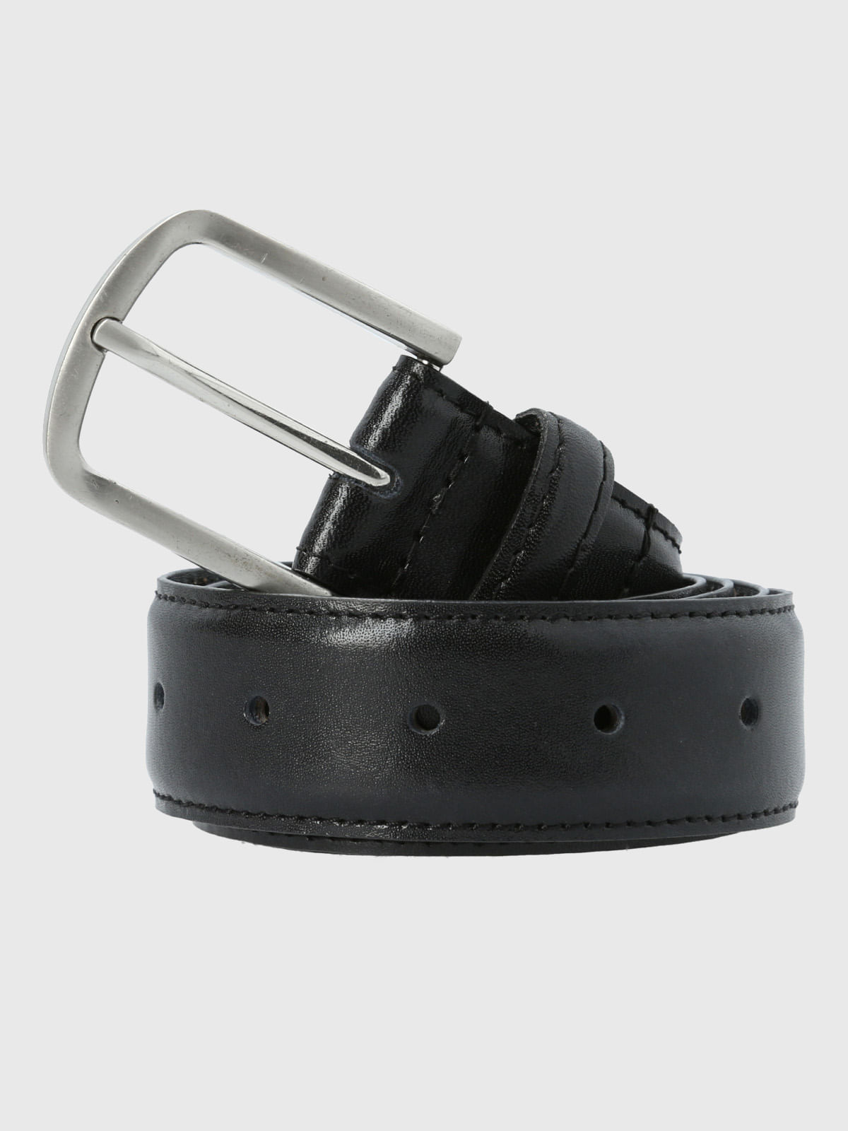 Cinturon Cuero Hombre Hp Theo Dress Negro Hush Puppies